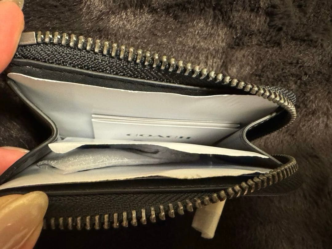 【新品未使用】COACH ケース/カードケース 小銭入れ　ブラック
