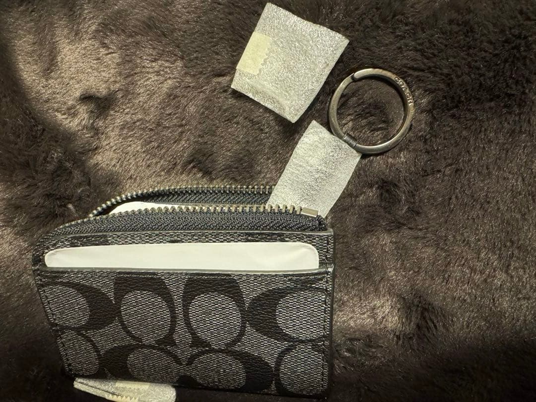 【新品未使用】COACH ケース/カードケース 小銭入れ　ブラック