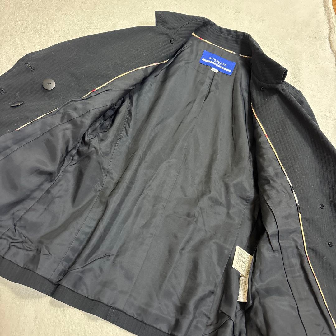 バーバリーブルーレーベル　ダブル　ショート　トレンチコート　38