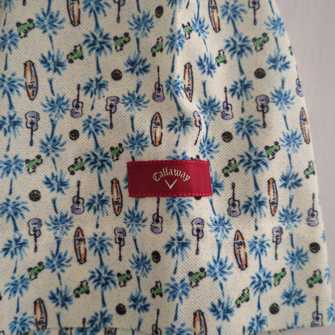 ★美品★Callaway パターン柄ポロシャツ Mサイズ