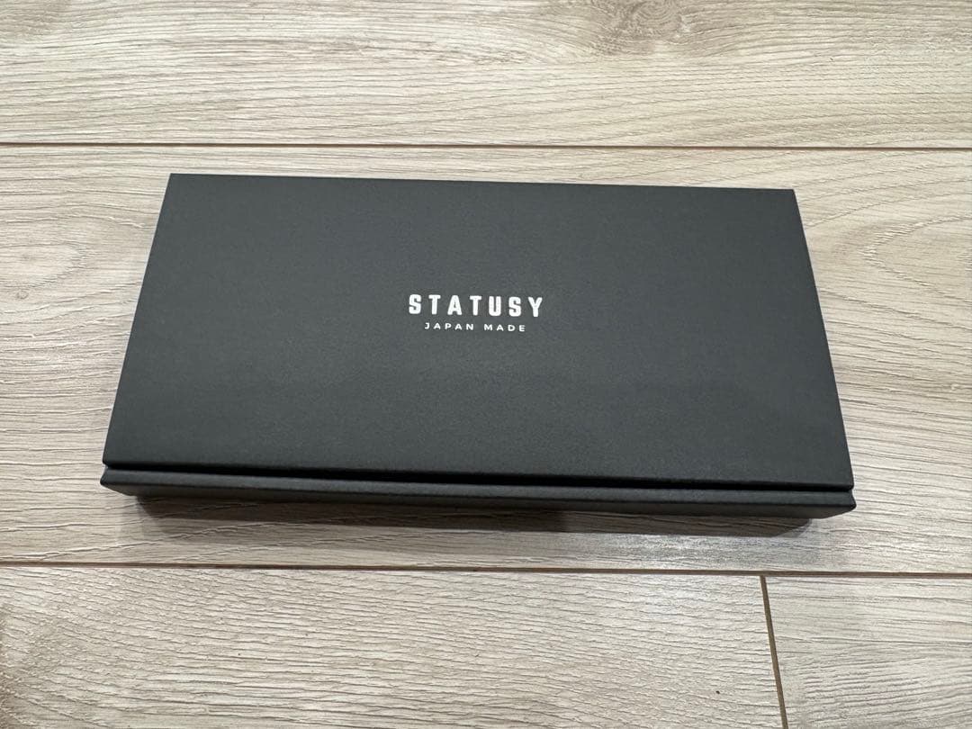 STATUSY長財布　il modo Air（イルモードエアー）ブラック　右利き