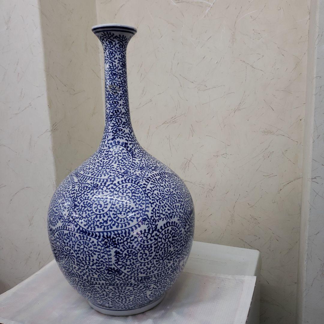 Ｂフライデー蔵出し特価　鶴首陶器花瓶50cm