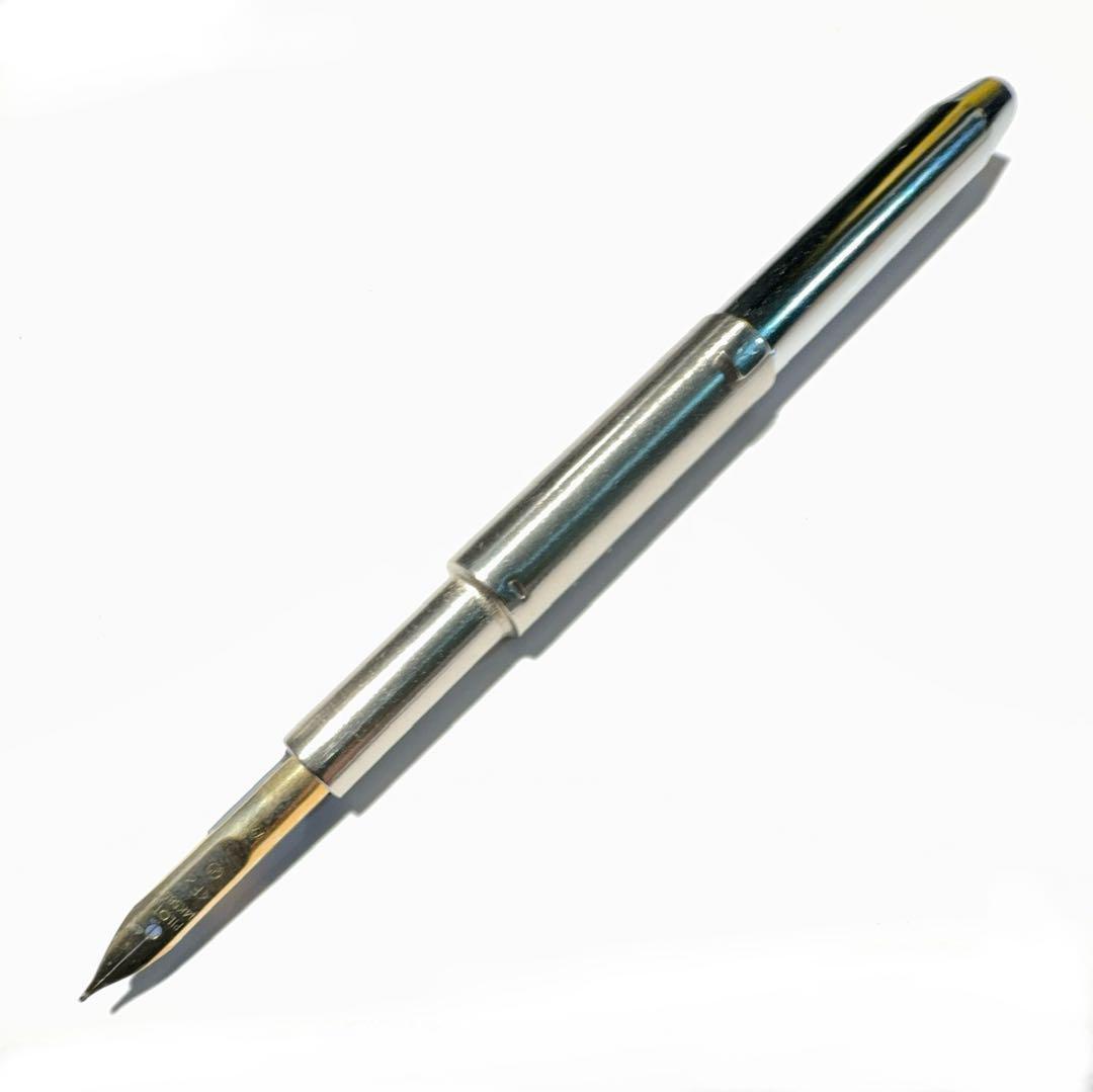 【廃番極稀少】PILOT キャップレス 多面体 未使用 タグ付き 黒 14K M