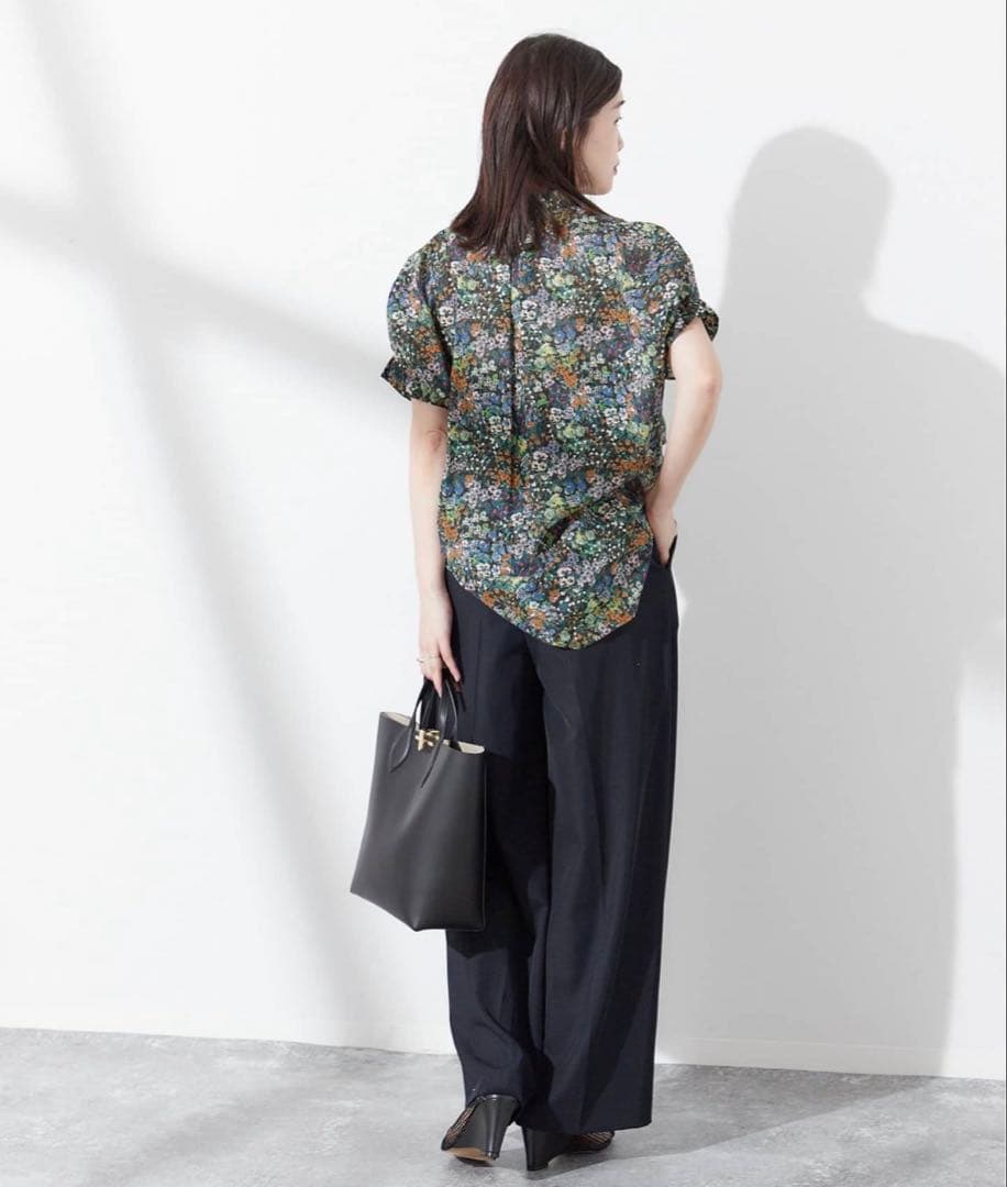 JOURNAL STANDARD L'ESSAGE タックスリーブシャツ　小花柄