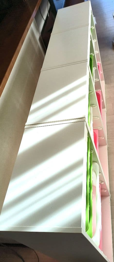 IKEA トロファスト フレーム白 収納ボックス付き　4棚　セット