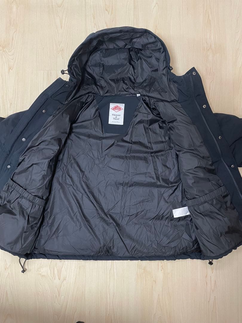 ダントンBIG SILHOUETTE HOODED DOWN JACKET XS