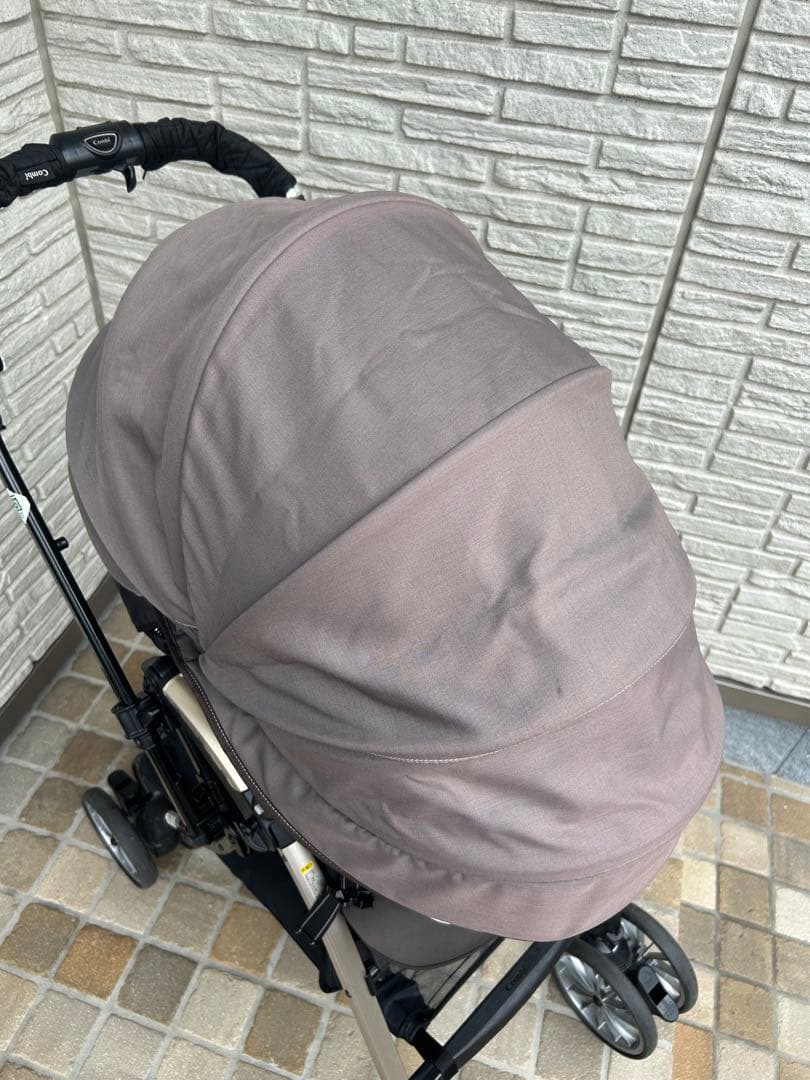 【はるくんママさん専用】Combi ベビーカー アンブレッタ（特注カゴ付き）