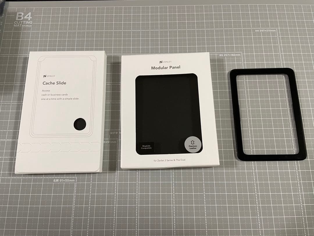 【新型】Zenlet 3 Pro Max スペースグレーとパネル3点