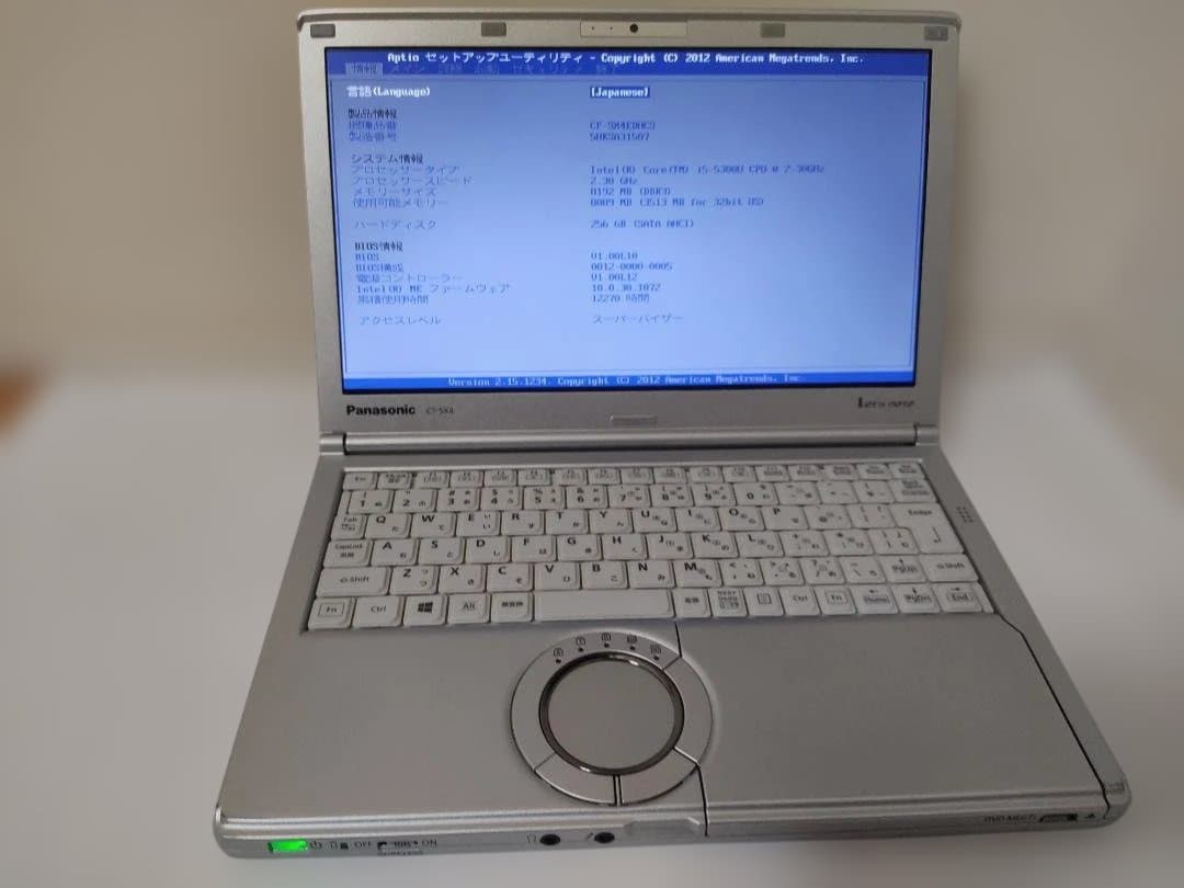 Let's note CF-SX4 Win11/Android/Linux搭載