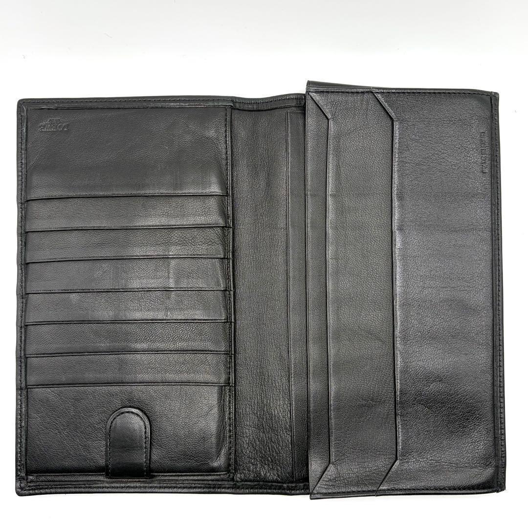 【正規品】LOEWE ロエベ 長財布 アナグラムロゴ型押し レザー 黒 男女兼用