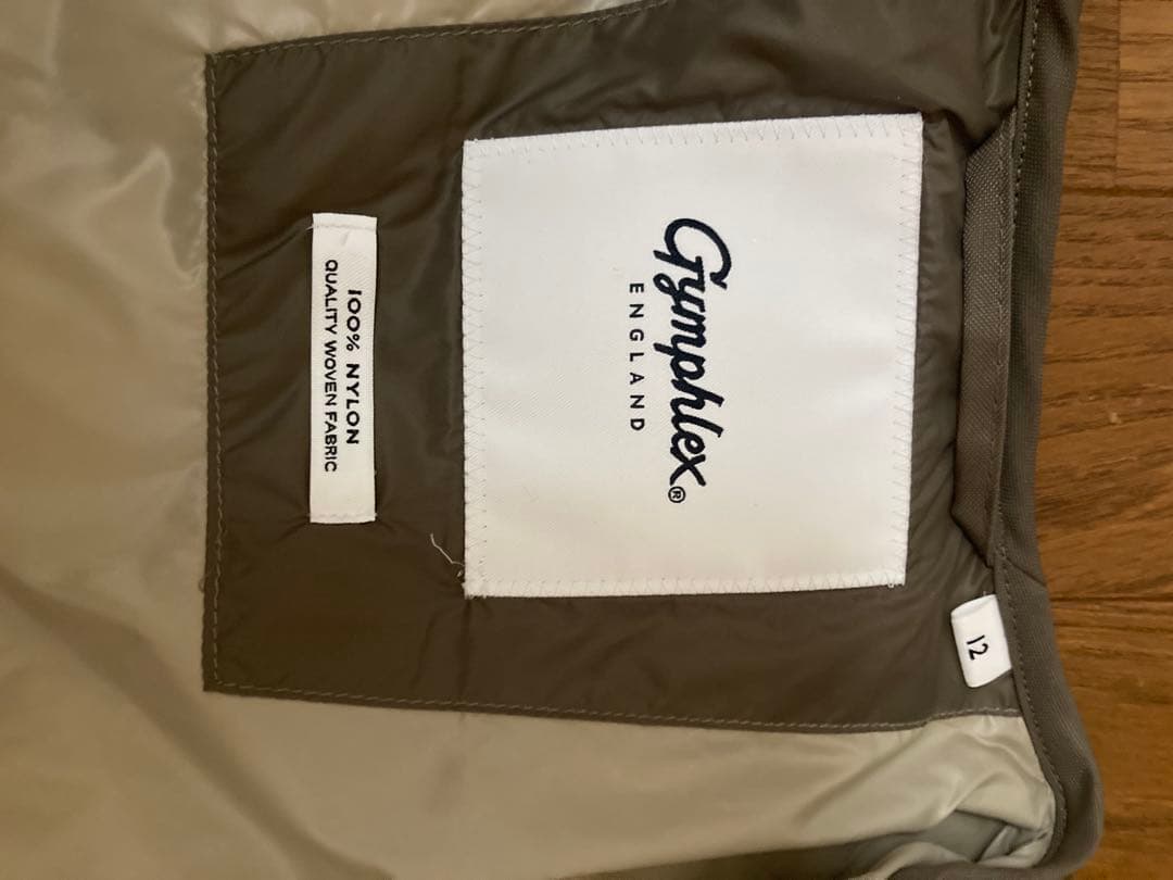 Gymphlex　ジムフレックス　ハンドキルトダウンノーカラーコート