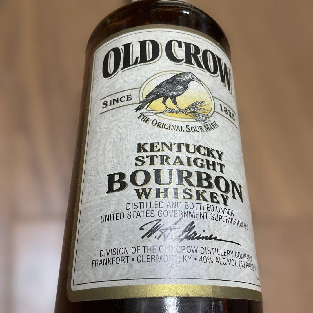 古酒　ウイスキー　old crow