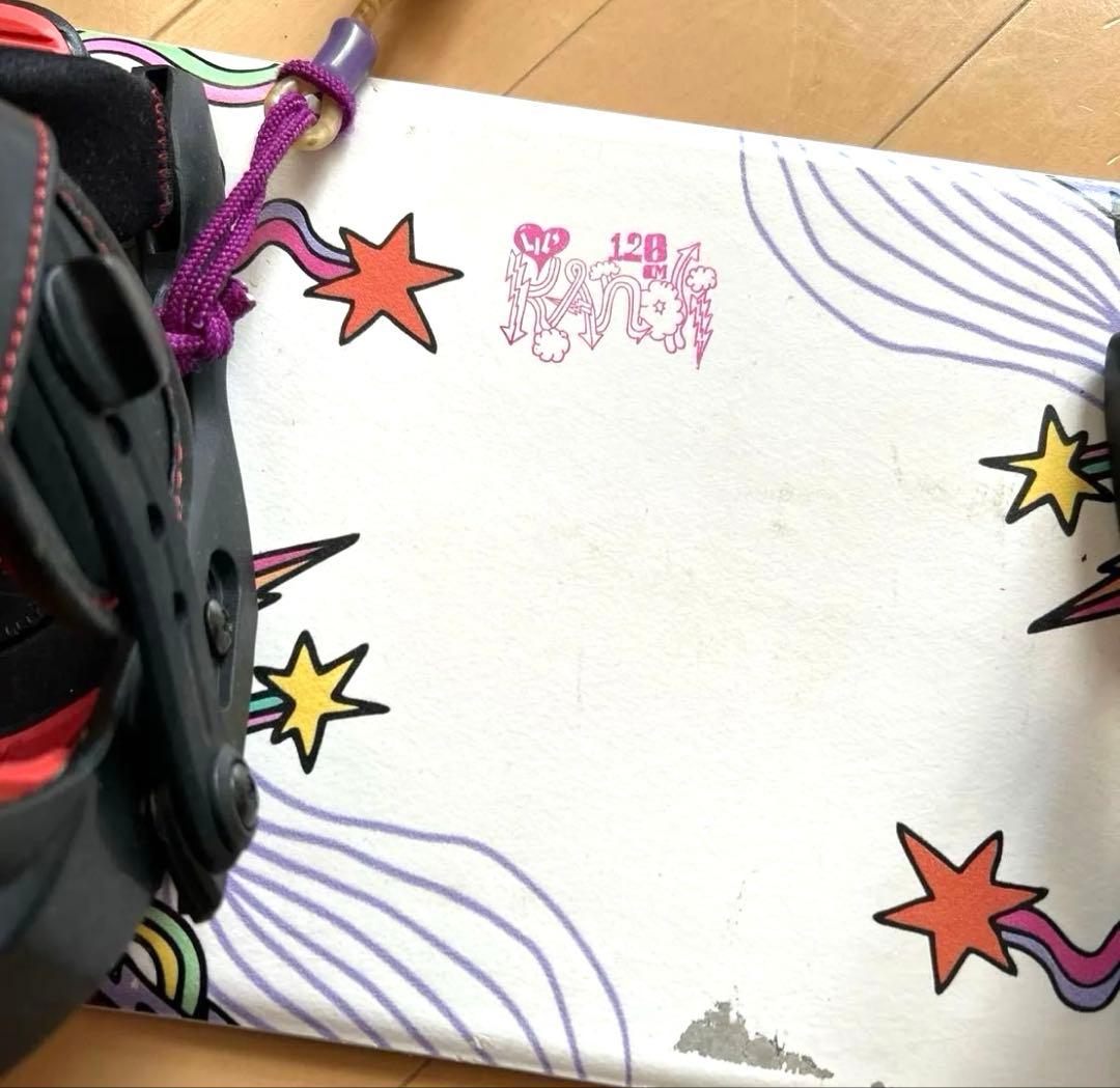 【送料無料】K2 スノーボード 子供用 120cm キッズ ビンディング付き