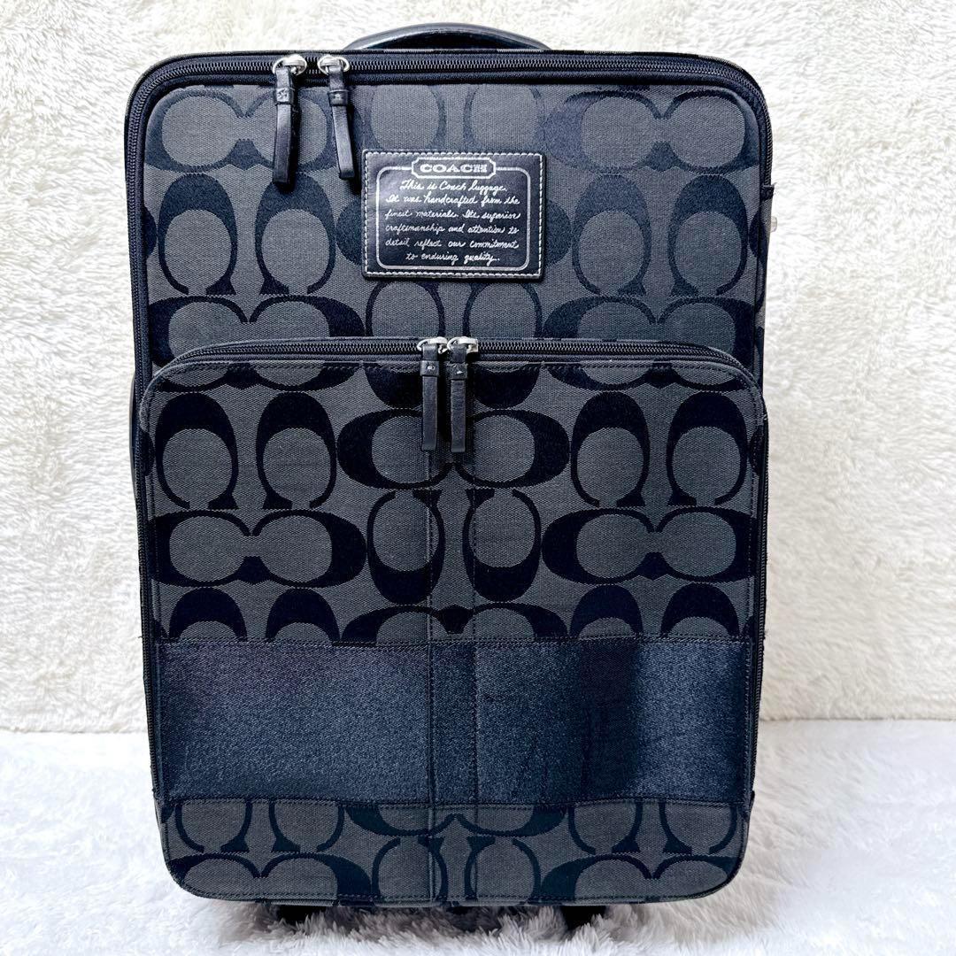 バッグ COACH Signature Carry On Luggage rare
