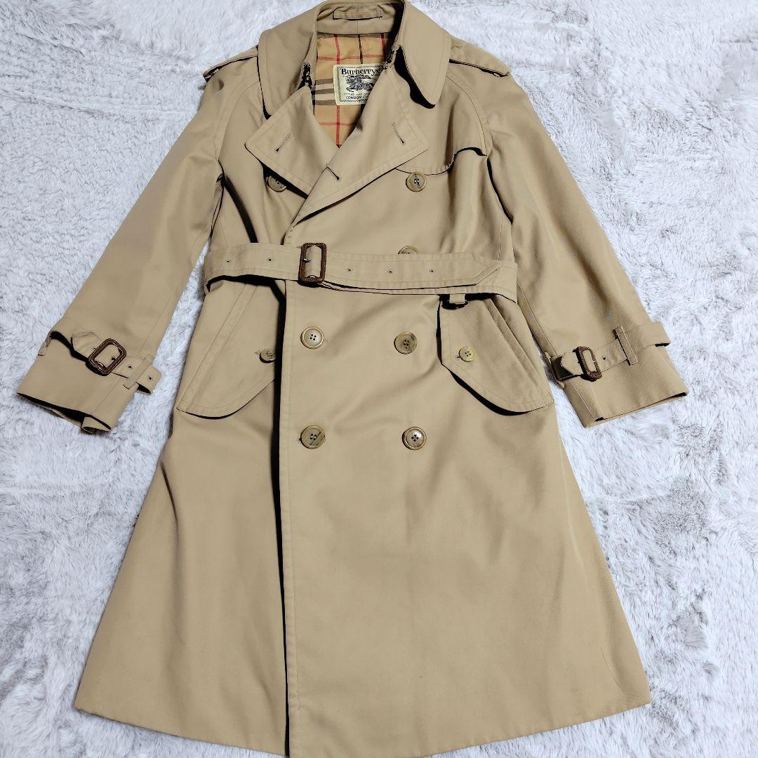 訳あり Burberry バーバリー トレンチコート ノバチェック ベルト