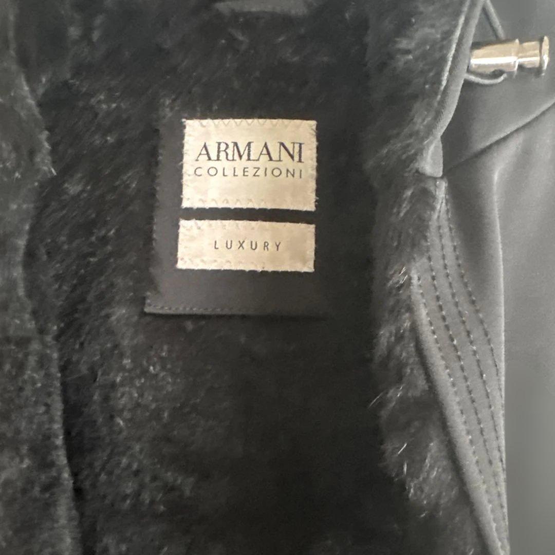 ARMANI COLLEZIONI ブラック ロングコート
