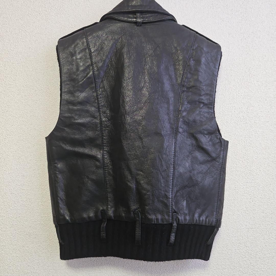 BALENCIAGA　レザーベストジャケット