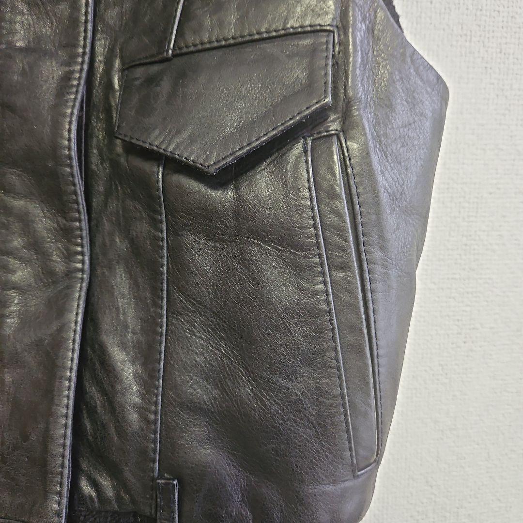 BALENCIAGA　レザーベストジャケット