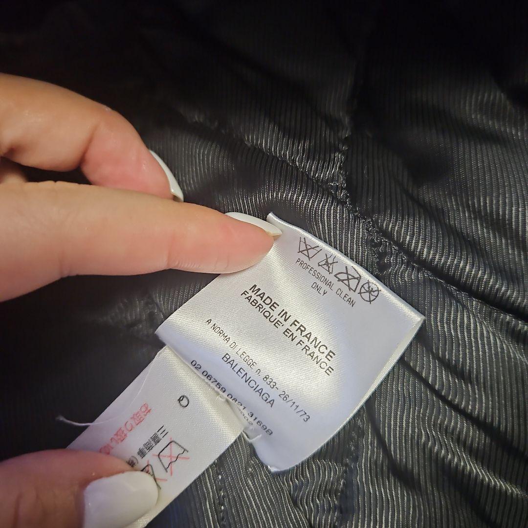 BALENCIAGA　レザーベストジャケット