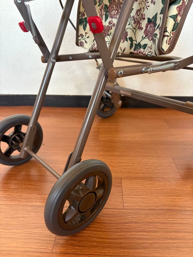 花柄クッション付きシルバーカー　美品　ほぼ使用なし