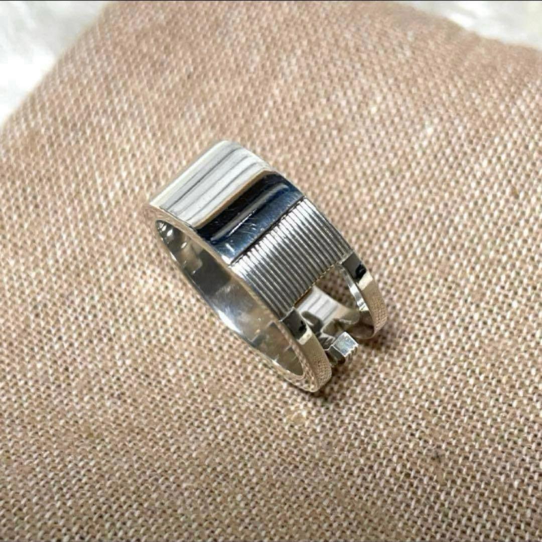 GUCCIグッチ ブランデッドGリング 12号 シルバー925