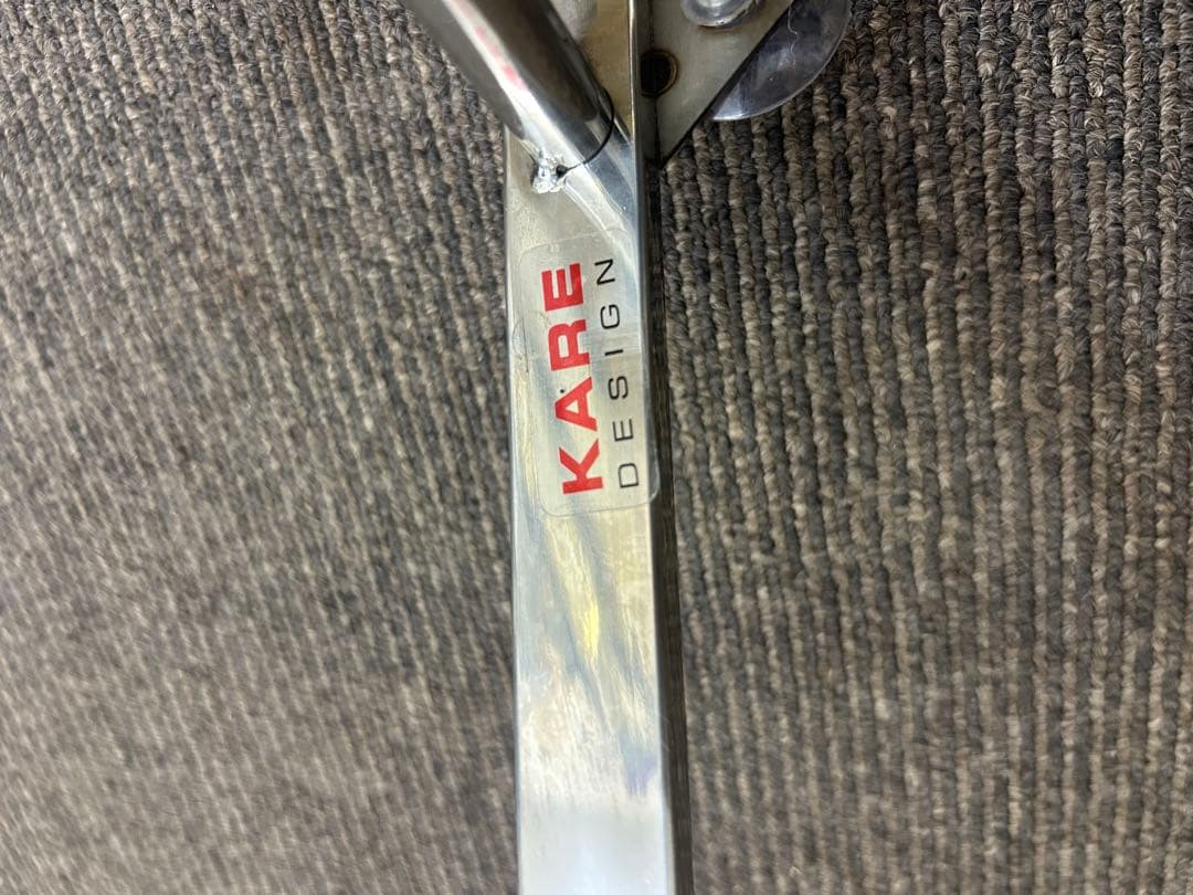 KARE DESIGN ローマシルバー　40×40 サイドテーブル