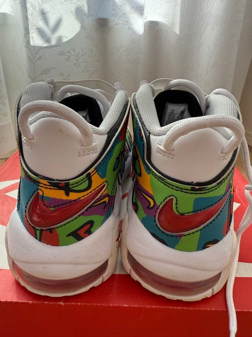 ★新品★ナイキ モア アップ テンポ モアテン ピース ラブ スウッシュ23cm