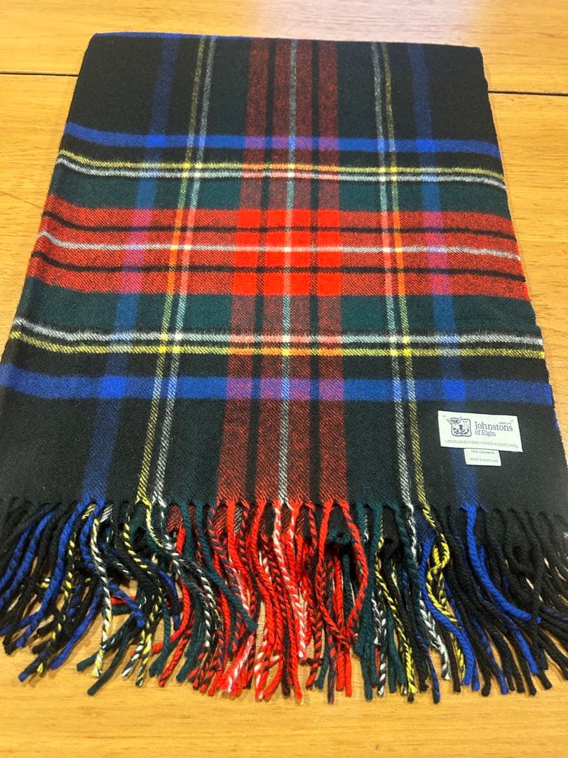 美品Johnstons of Elgin 大判カシミヤ ストール