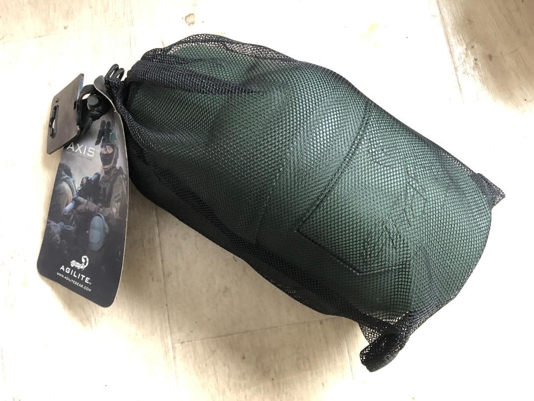 Agilite Axis ニーパッド レンジャーグリーン PVCパッチ付き