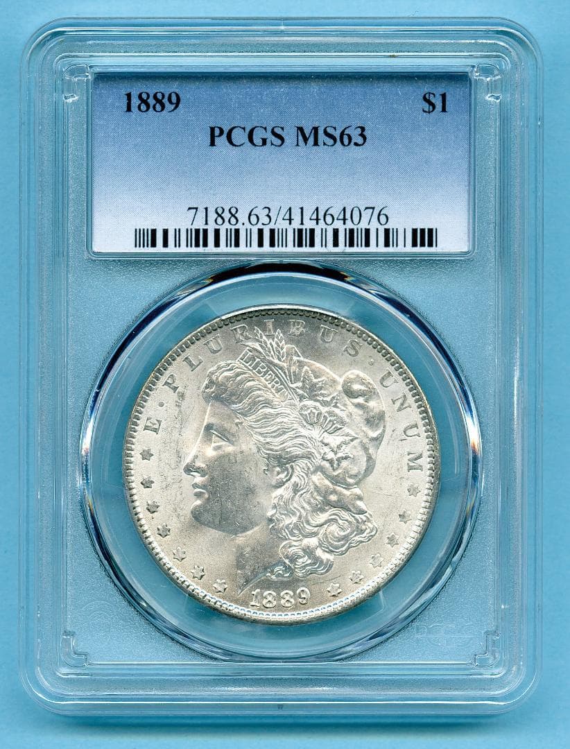 1889 1ドル 銀貨 アメリカ PCGS MS63 モルガンダラー 078