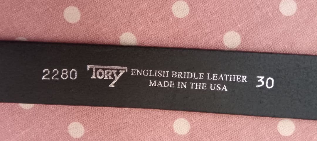 【新品 試着のみ】TORY LEATHER トリーレザーベルト 30