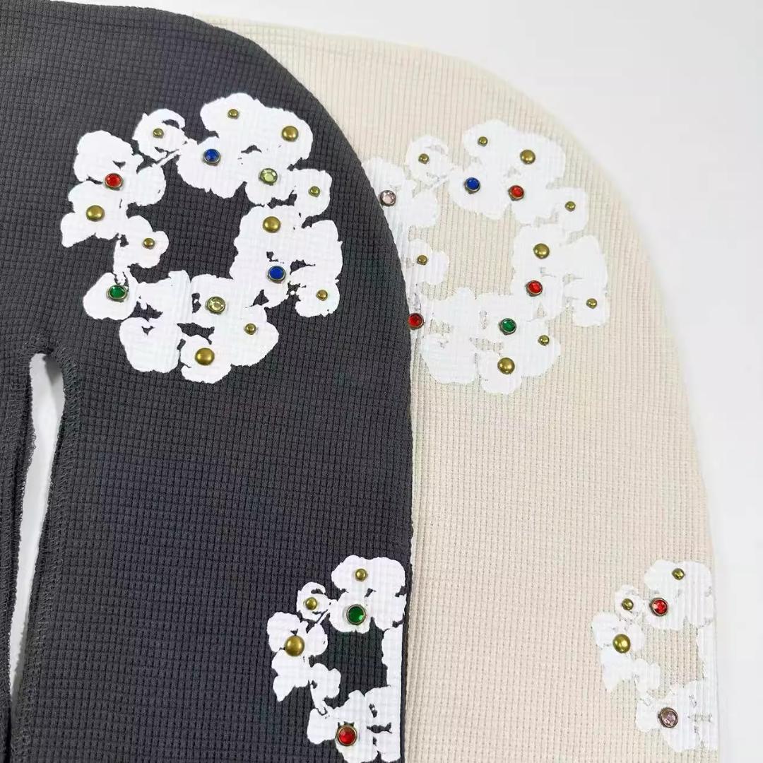 DENIM TEARS Rhinestone Du Rag ダークグレー