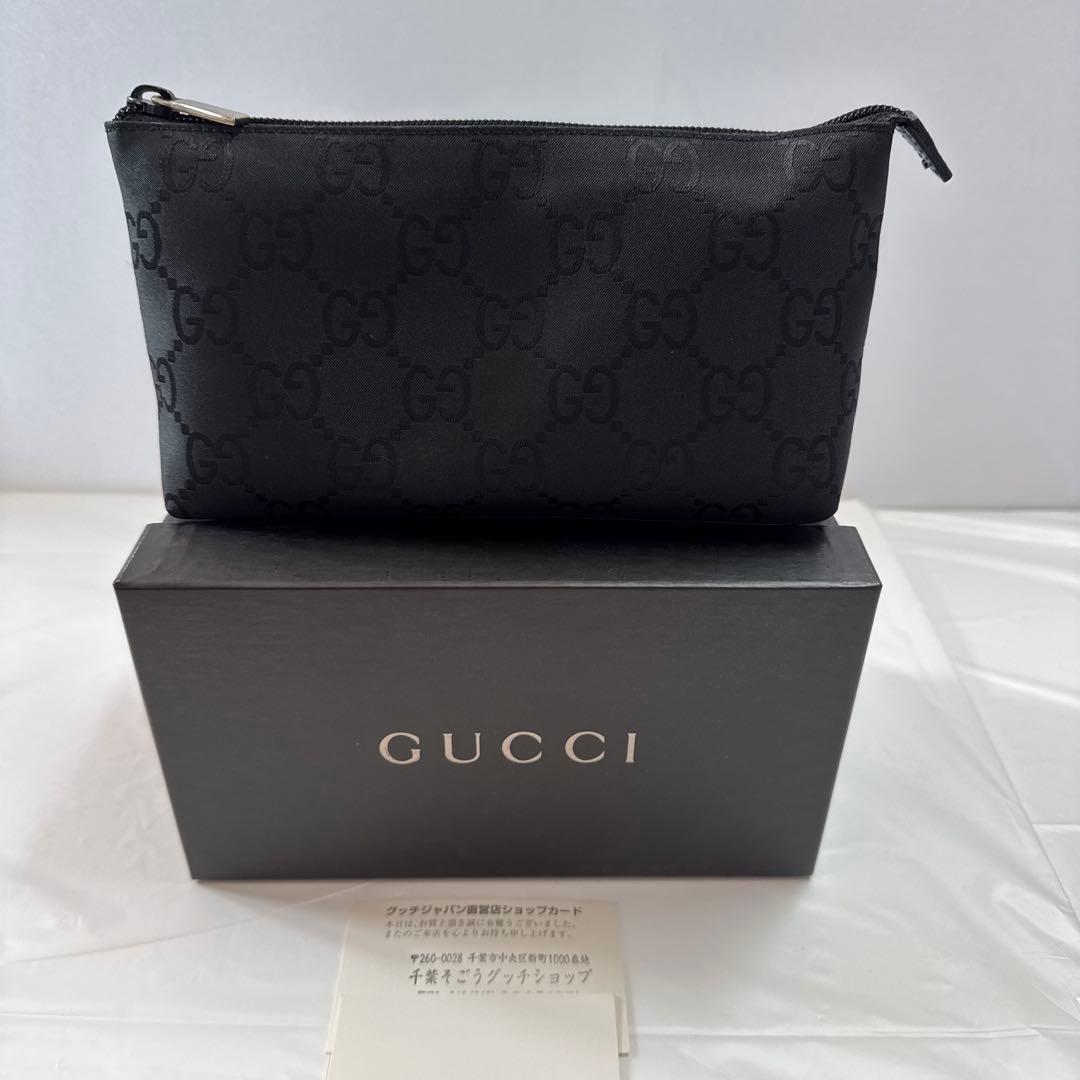 GUCCI コスメポーチ GGパターン
