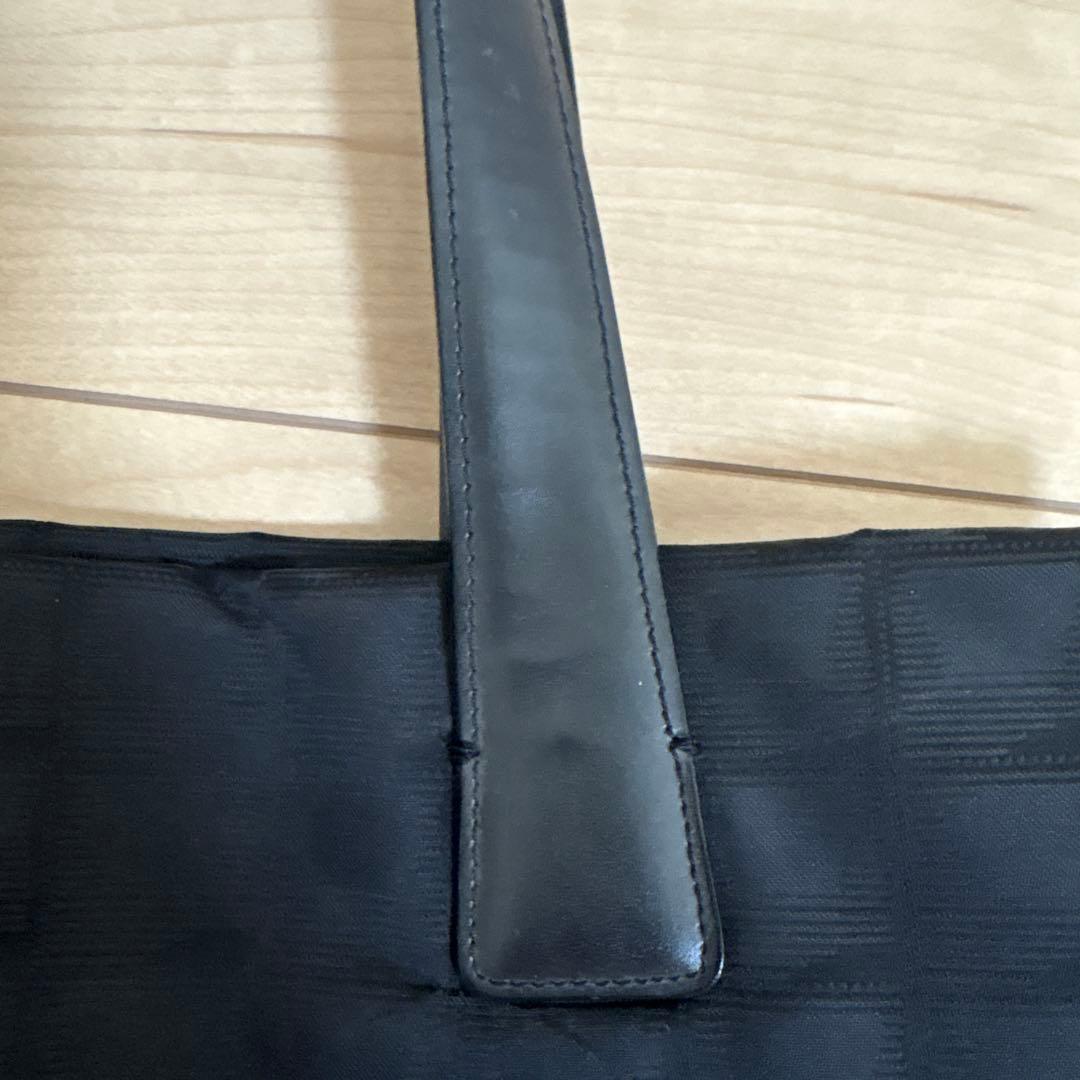 CHANEL ニュートラベルラインMM ブラック ナイロン トートバッグ