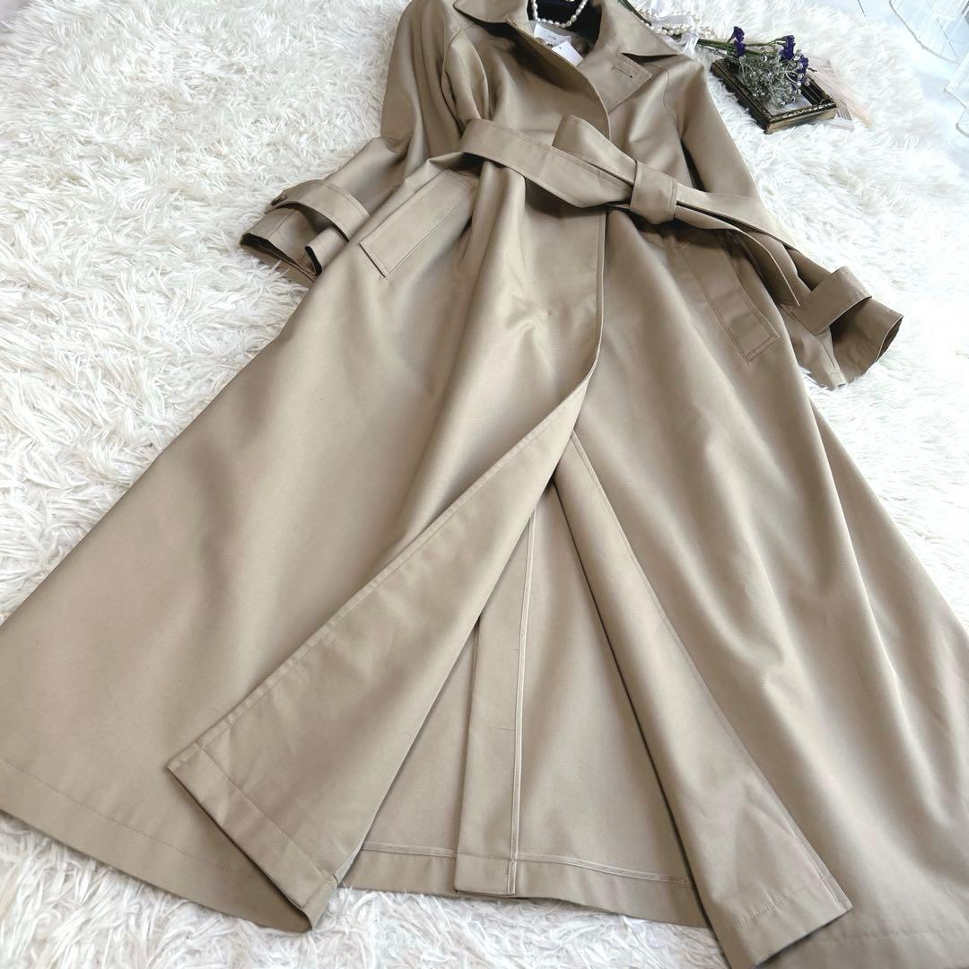 新品タグ付き ✨現行タグ23区 エステルギャバジン ロング トレンチコート