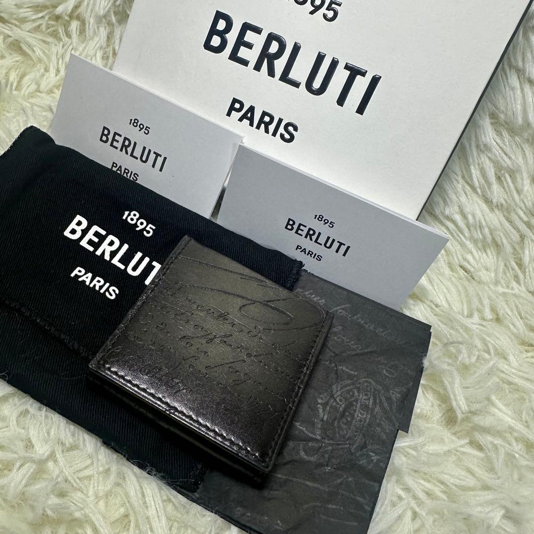 ベルルッティBerluti ケース小銭入れレザー カリグラフィー オリジン