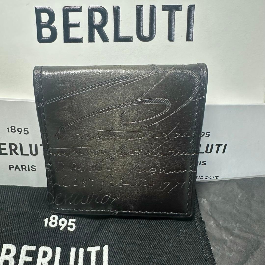 ベルルッティBerluti ケース小銭入れレザー カリグラフィー オリジン