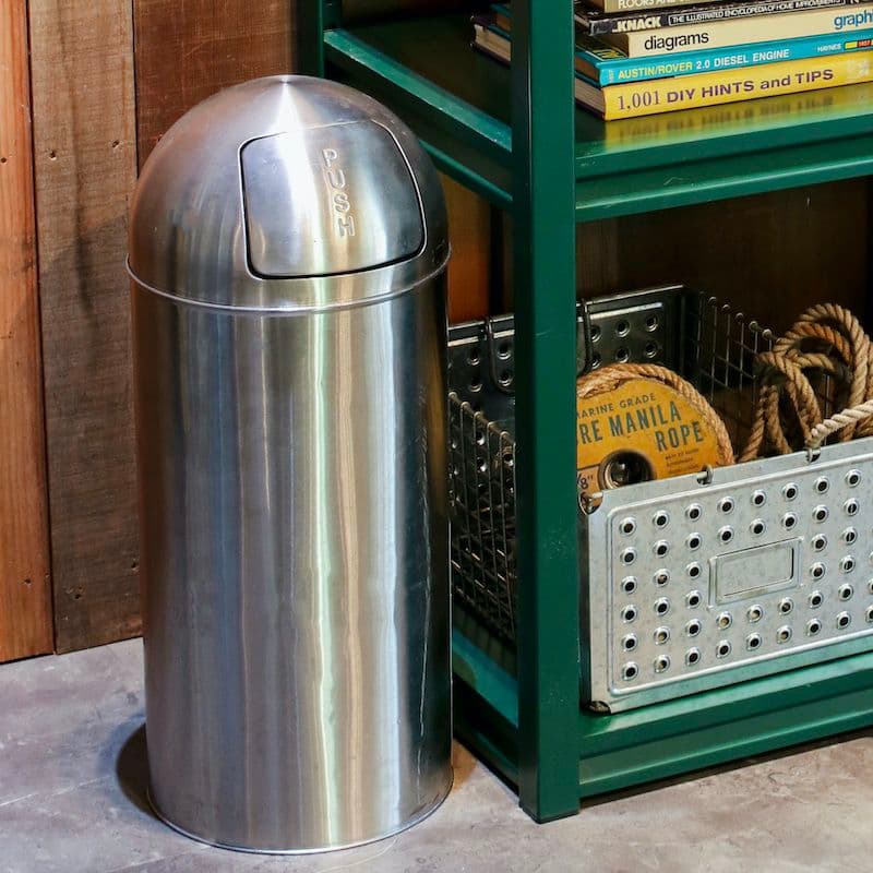 新品 ダストボックス ゴミ箱 30L ダルトン ステンレス インダストリアル