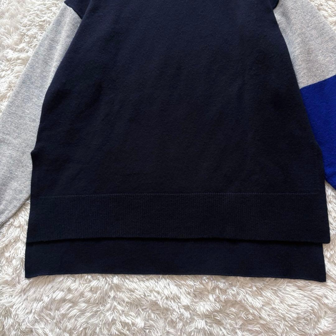 美品✨ENFOLD バイカラーニット プルオーバー ウール100% M