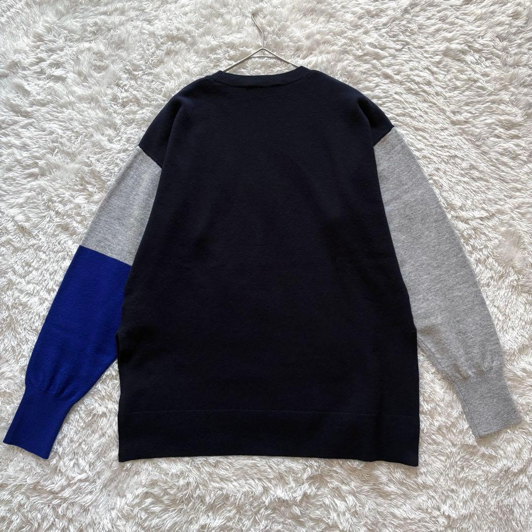 美品✨ENFOLD バイカラーニット プルオーバー ウール100% M