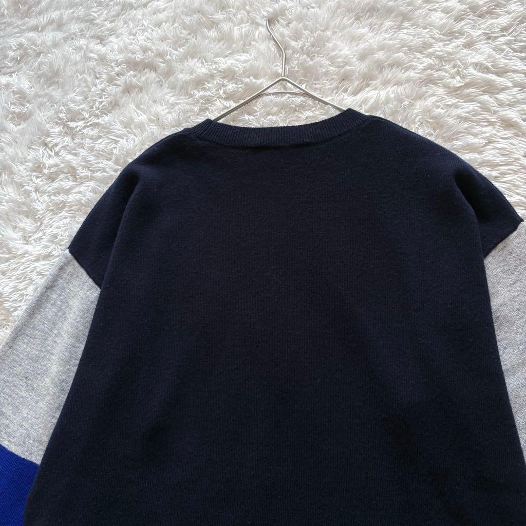 美品✨ENFOLD バイカラーニット プルオーバー ウール100% M