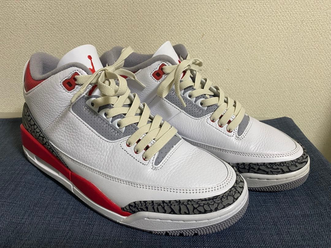 25.5 cm NIKE AIR JORDAN 3 ファイヤーレッド