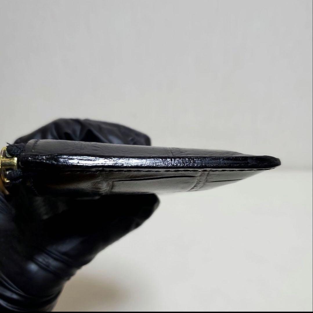 イルビゾンテ L字ファスナー 財布 クロコ型押し