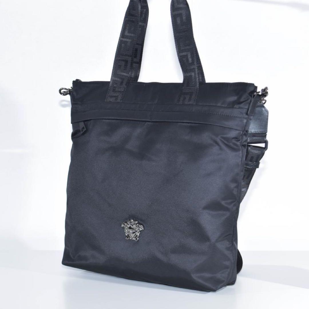 VERSACE メデューサ ナイロン トート