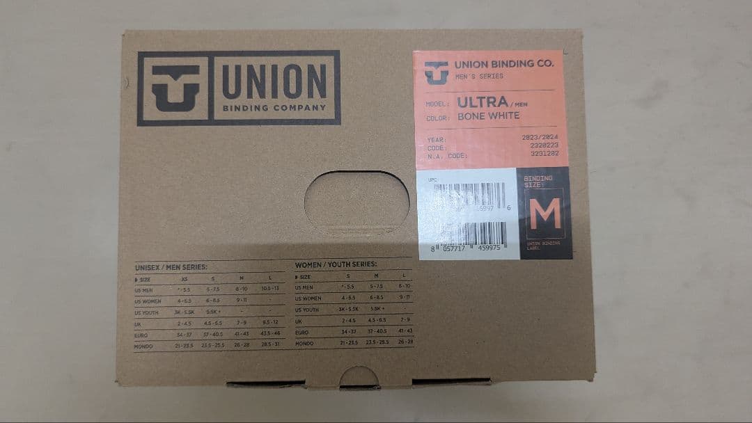 23-24 UNION ULTRA BONE WHITE Mサイズ 美品