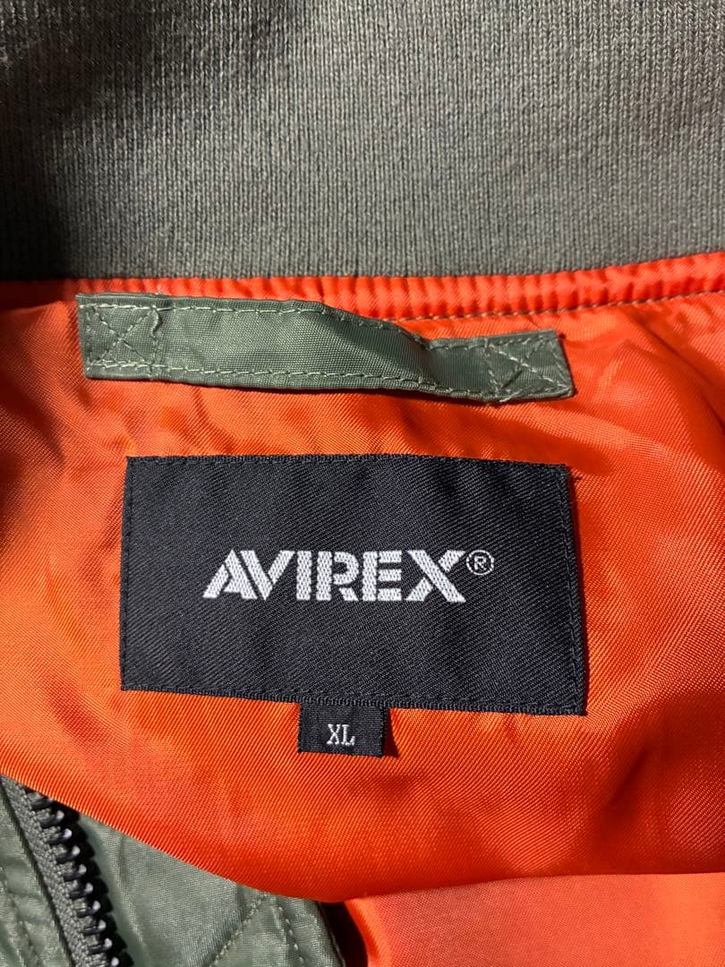 【お買い得】AVIREX XL フライトジャケット 迷彩柄