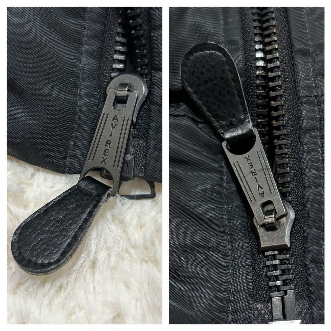 【極美品、即完売品】avirex フライトジャケット　ピンナップガール　Mサイズ