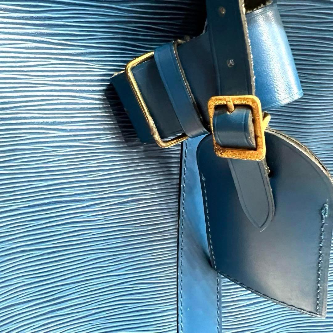 ルイヴィトン　LOUIS VUITTON エピ　ボストンバッグ　ブルー