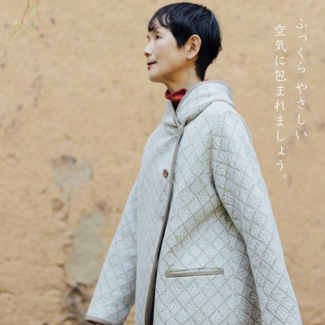 群言堂　登美／フード　コットンジャケット