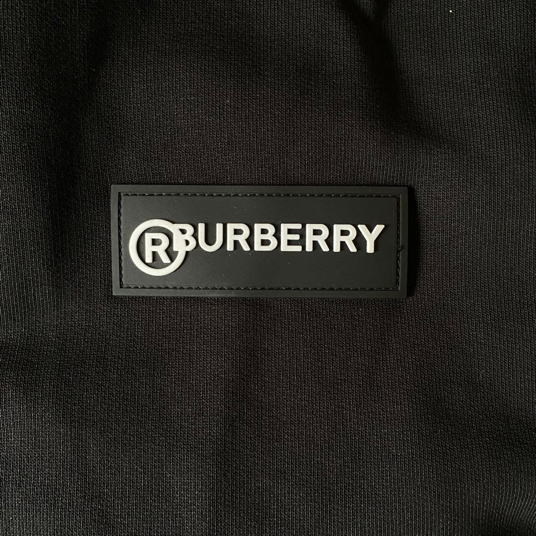 BURBERRY バーバリー　 ロゴチェック柄 パーカー　ブラック